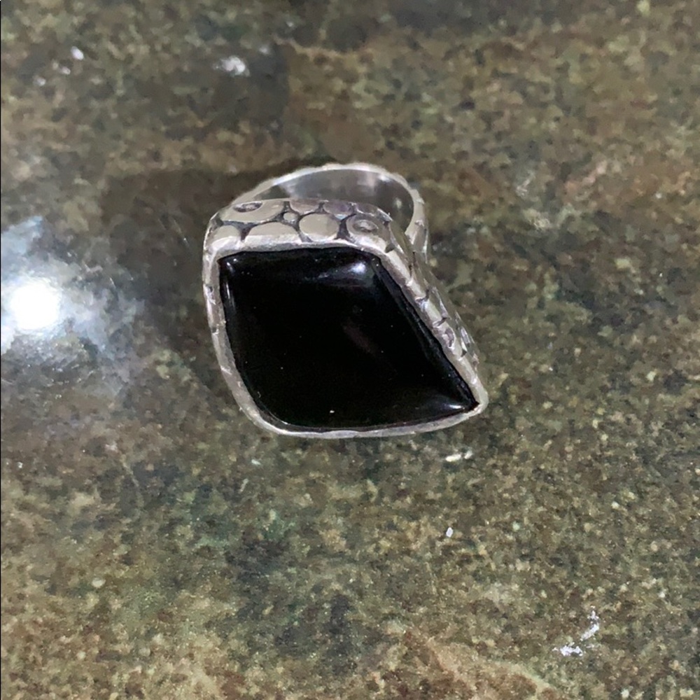 925 onyx ring